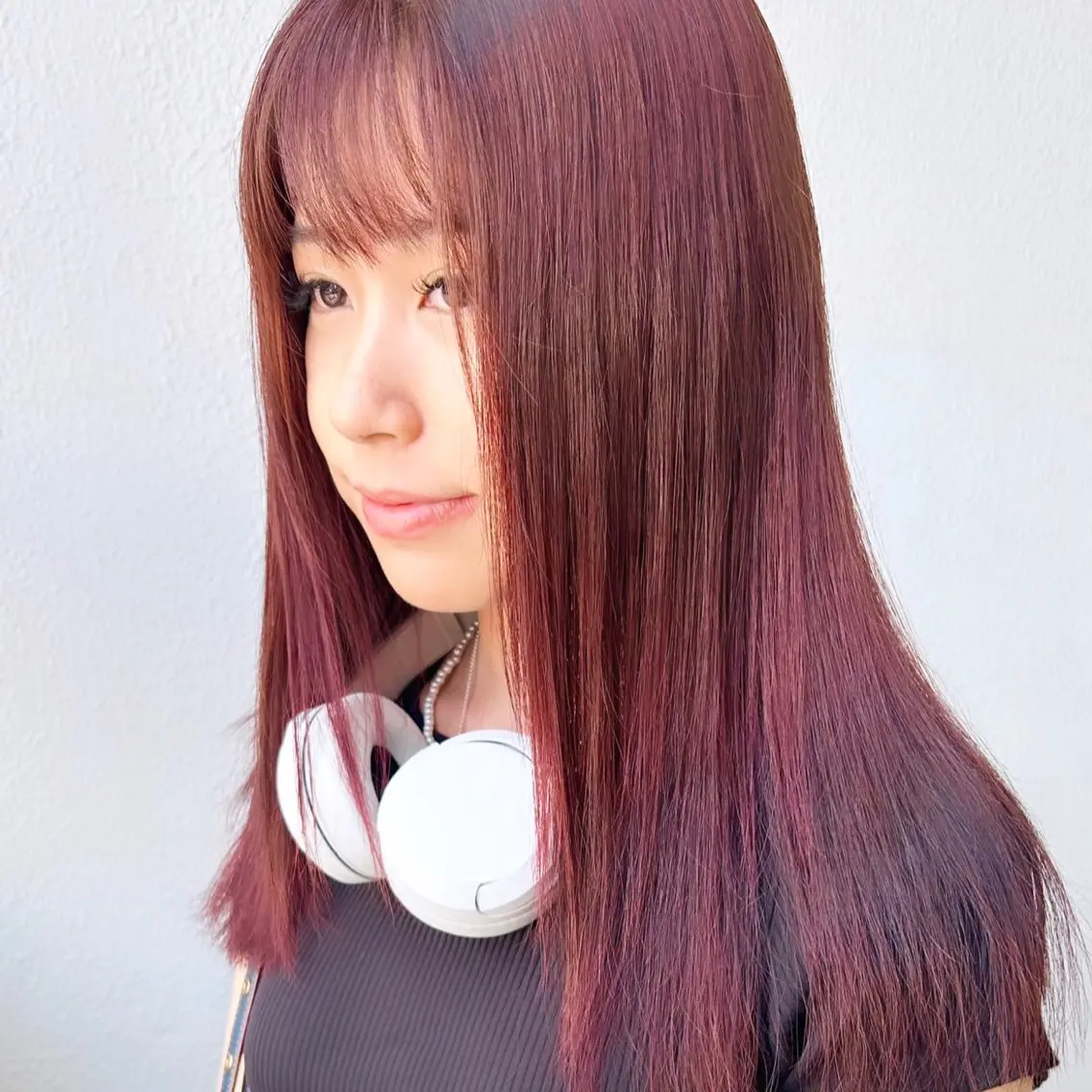 セミロング カラー ゆう🫧 透明感/ハイトーンのヘアスタイル