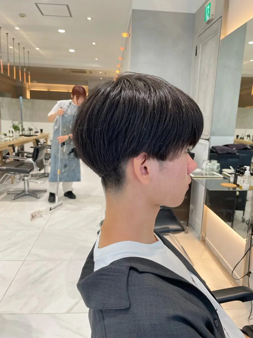 メンズ カット トリートメント ヘッドスパ ヘアセット オリーブ カラー✨有坂映哉のヘアスタイル