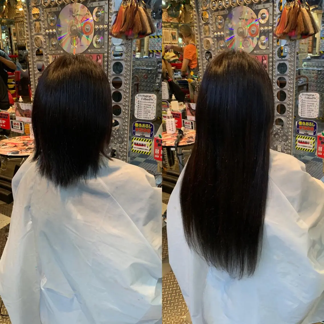 ショート カラー ヘアアレンジ 編み込みエクステ エクステ 🌈派手髪エクステ ブレイズ🌈ひろとのヘアスタイル