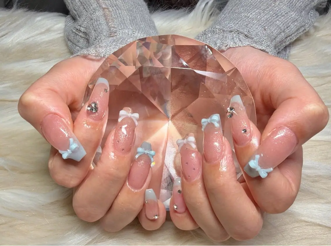 ネイル フラッシュネイル ジェルネイル グラデーション 韓国ネイル マグネットネイル ハンドネイル Nail&eye Belire 新宿のネイルデザイン