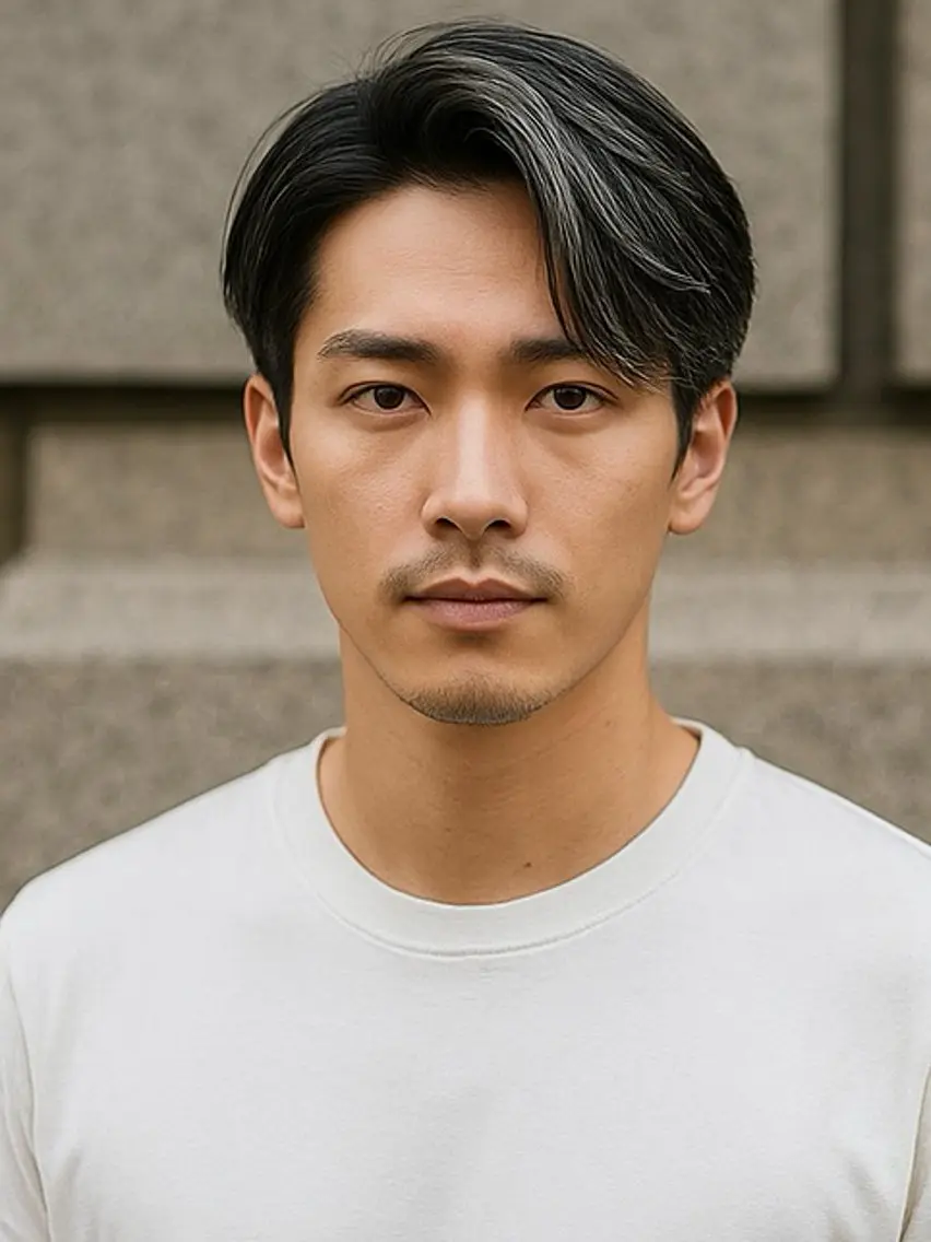 ショート カラー バレイヤージュ レイヤーカット メンズ特化美容師 カラー専門ぺーターのヘアスタイル