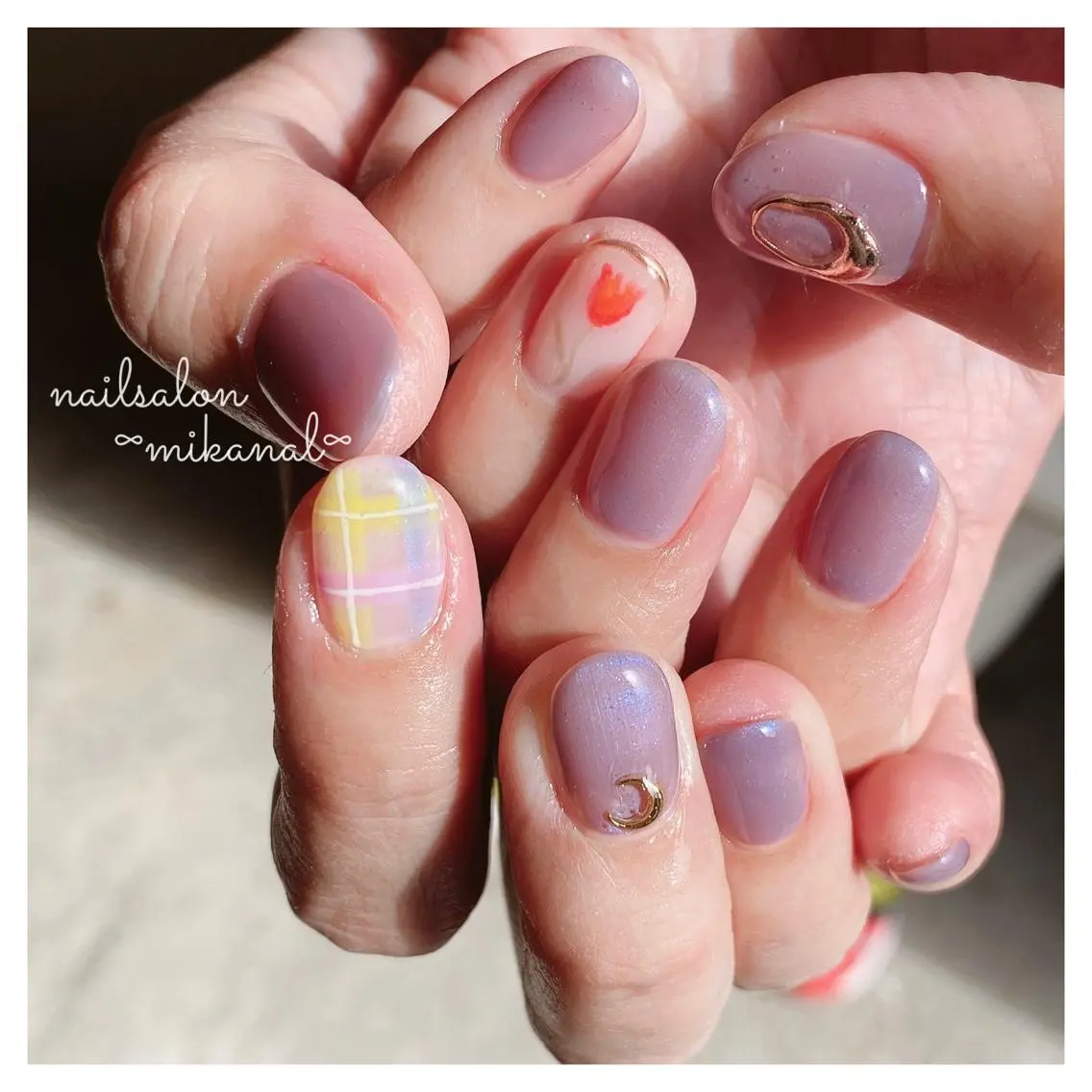 ネイル ハンドネイル フットネイル nailsalon ∞ ﾐｶﾅﾙ ∞のネイルデザイン