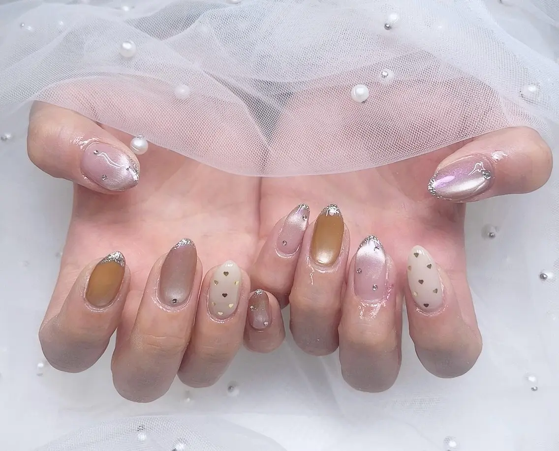 ネイル ハンドネイル ╹◡╹MimoEye lash🌻Nailのマツエク・マツパデザイン