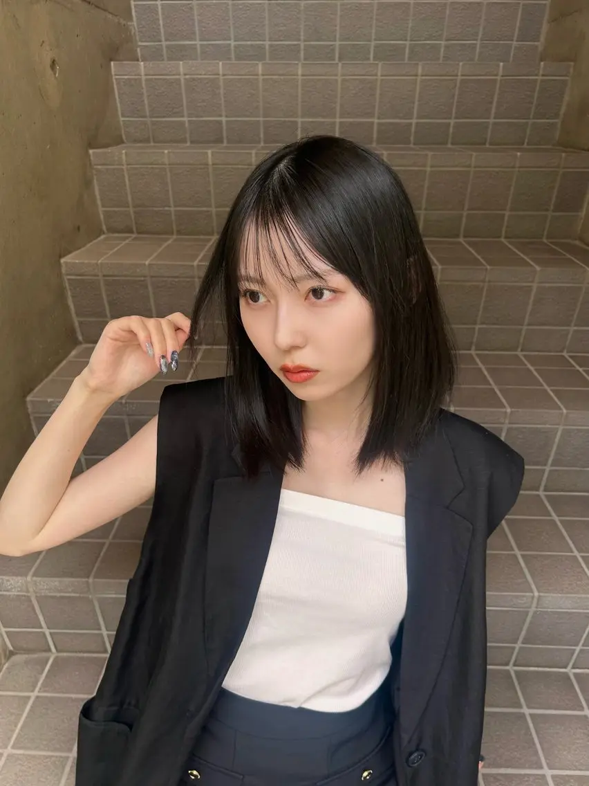 ミディアム yuka 【ユウカ】のヘアスタイル