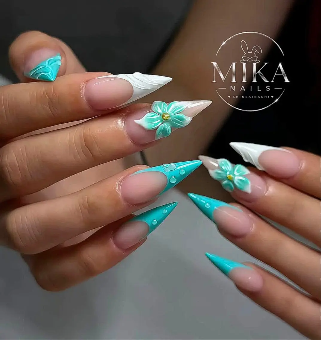 ネイル アートネイル チークネイル ドット フットネイル フレンチネイル ハンドネイル 🌷Luna Mika🌷のネイルデザイン