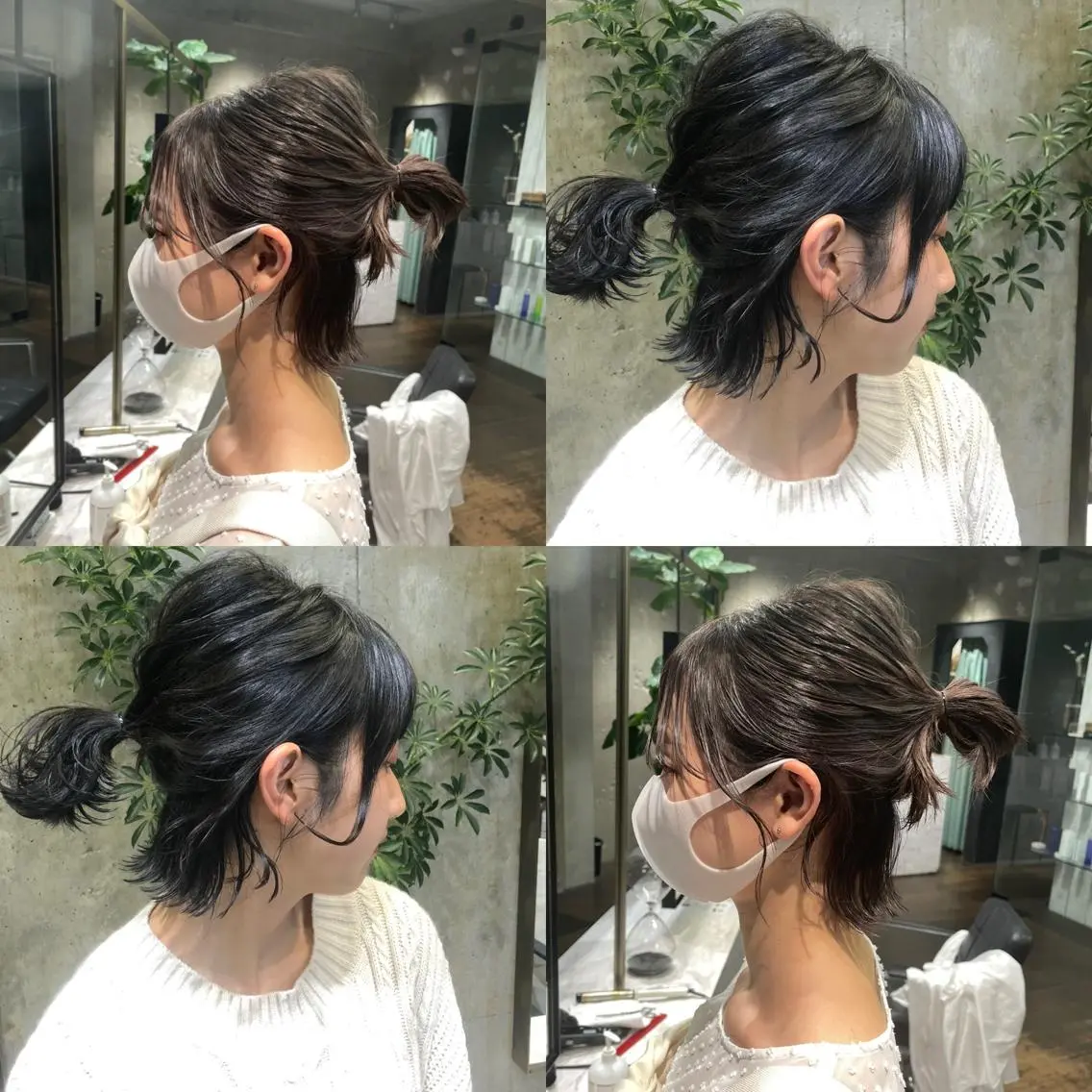 ショート ボブ レイヤー特化/小顔顔 周り/セノ/表参道のヘアスタイル