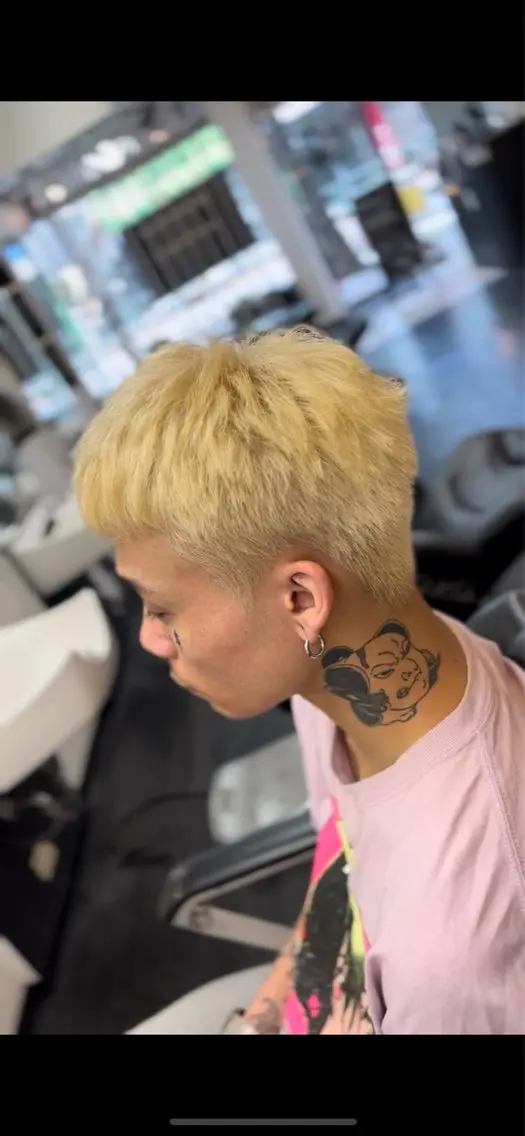 ショート カラー メンズ レイヘア コウキのヘアスタイル