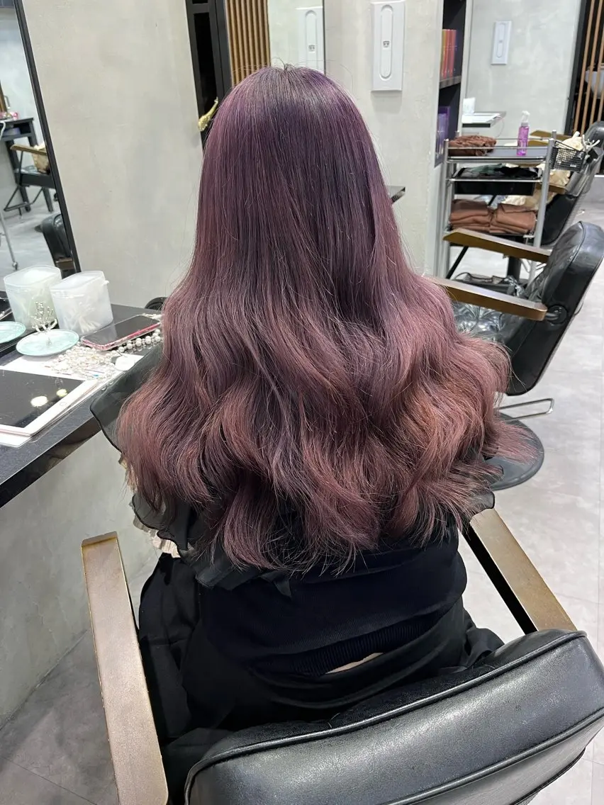 ロング ボブカット艶髪 矯正濱川響太のヘアスタイル