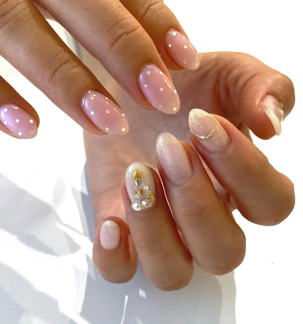 ネイル 冬ネイル クリスマス ハンドネイル Ann nailのネイルデザイン