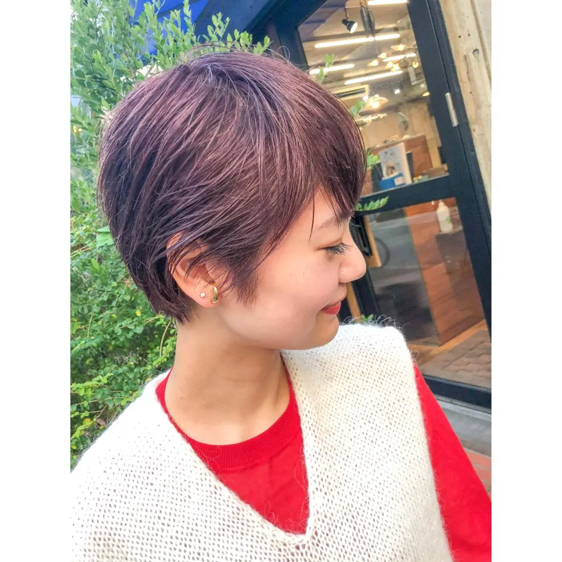 ショート カラー ベージュカラー ピンクカラー ピンクベージュ ショートヘア カット ヘアカラー トリートメント ヘアセット センスをお届けします 大谷将生infpのヘアスタイル