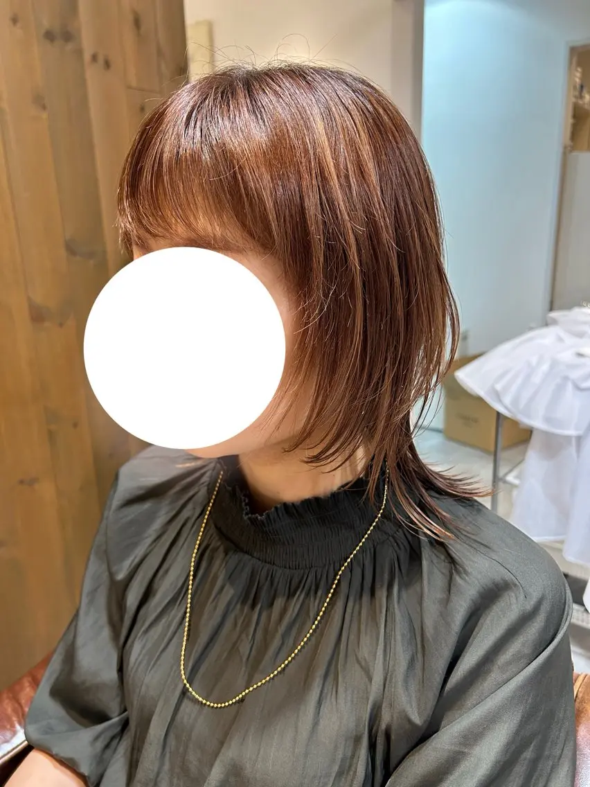 ミディアム レイヤーカット adorable 樋口円のヘアスタイル