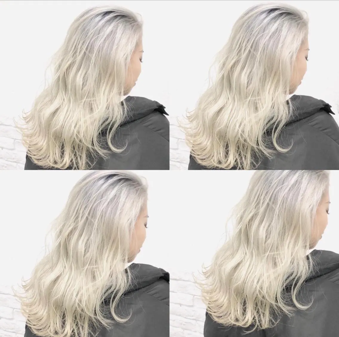 ロング カラー ヘアアレンジ アッシュ ブリーチ ブロンド ブルーカラー ブルージュ メンズスタイル ly本厚木のヘアスタイル