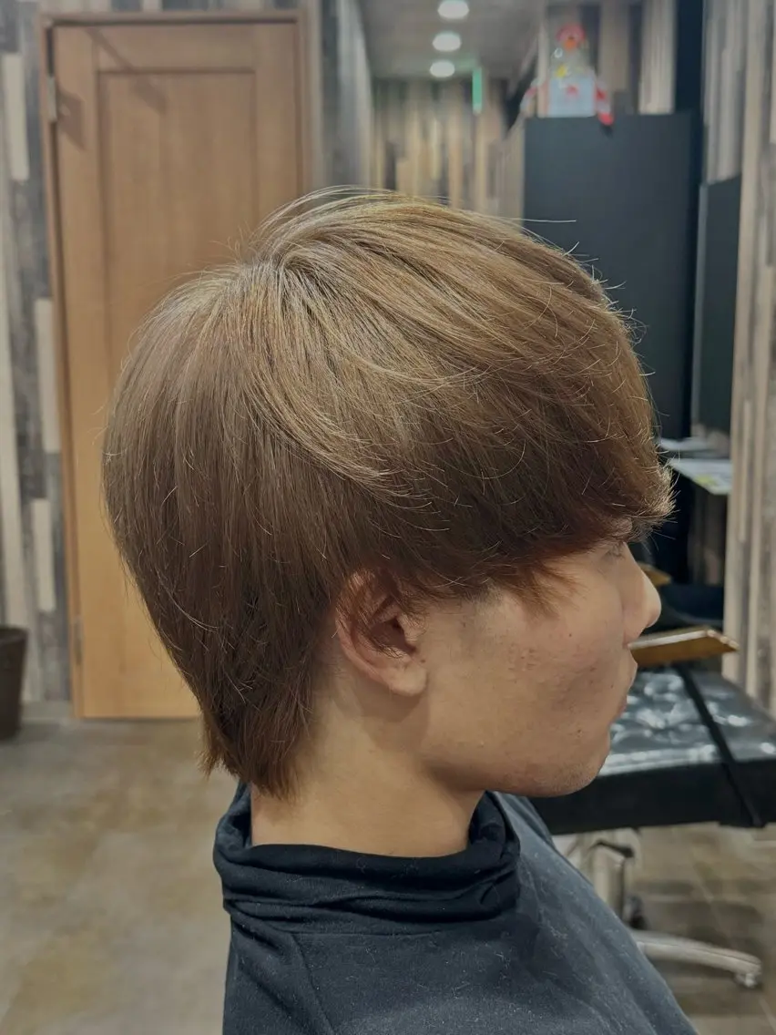 カラー メンズ メンズブリーチ ブリーチ 毛流れ/シャドウ 🇰🇷AYATOのヘアスタイル