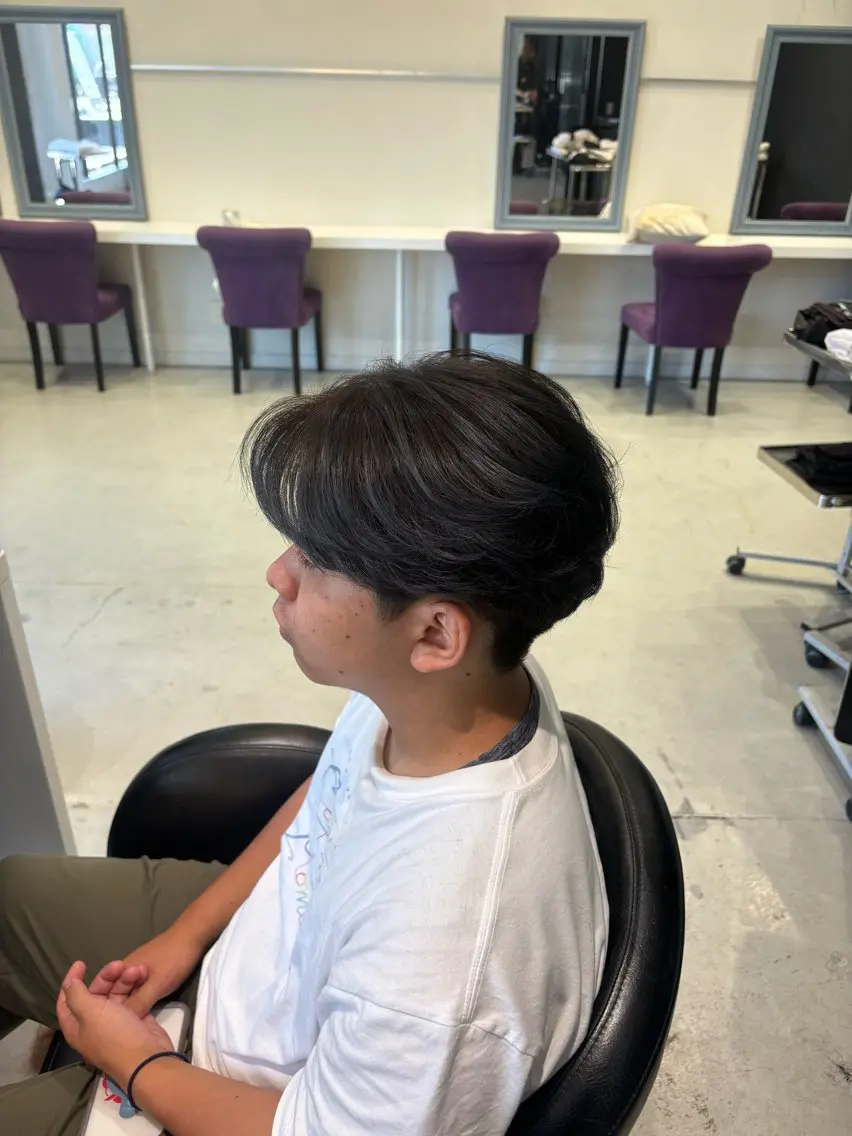カラー メンズ カット ヘアカラー 井上 慈温のヘアスタイル