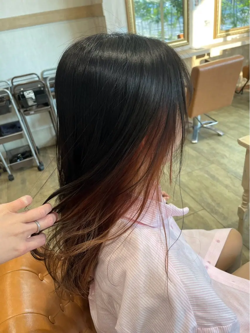 ロング ヘアカラー カラーモデル募集中✨ MIKUのヘアスタイル