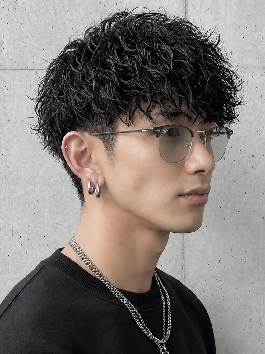 ミディアム メンズ カット 増田 祐のヘアスタイル