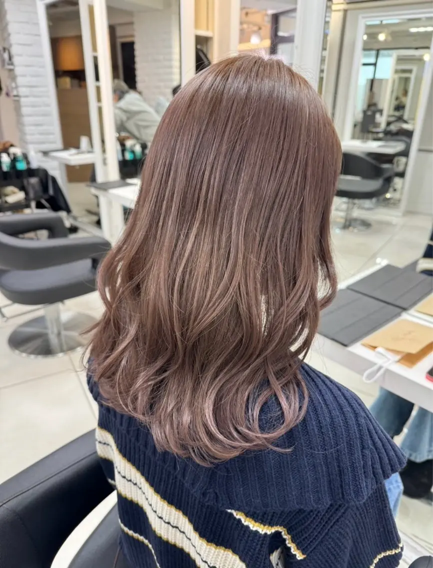 ブリーチ無しスペシャルメニュー🤍イルミナダブルカラー＆2stepトリートメントの写真