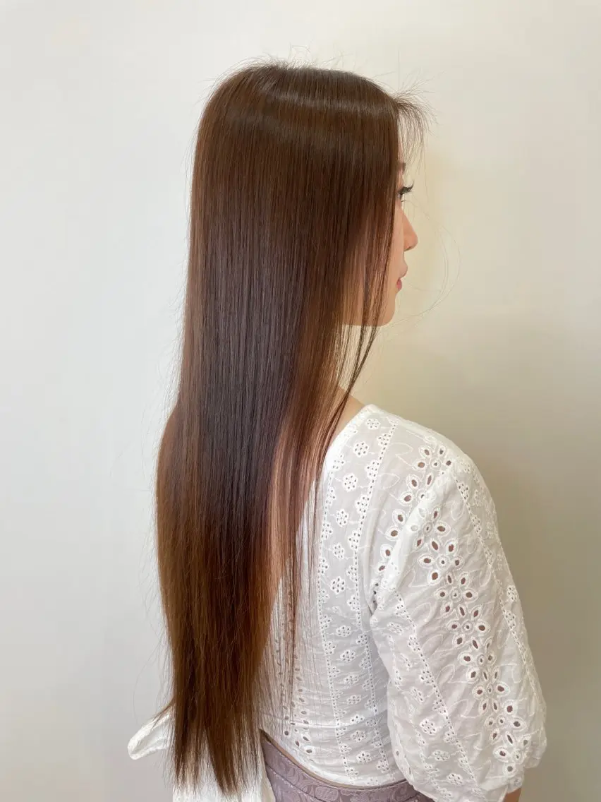 ロング カラー ヘアアレンジ 縮毛矯正 トリートメント 髪質改善/縮毛矯正 RYOのヘアスタイル