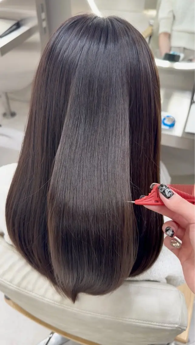 カラー 透明感カラー ヘアカラー 艶カラー♡ ゆうかのヘアスタイル