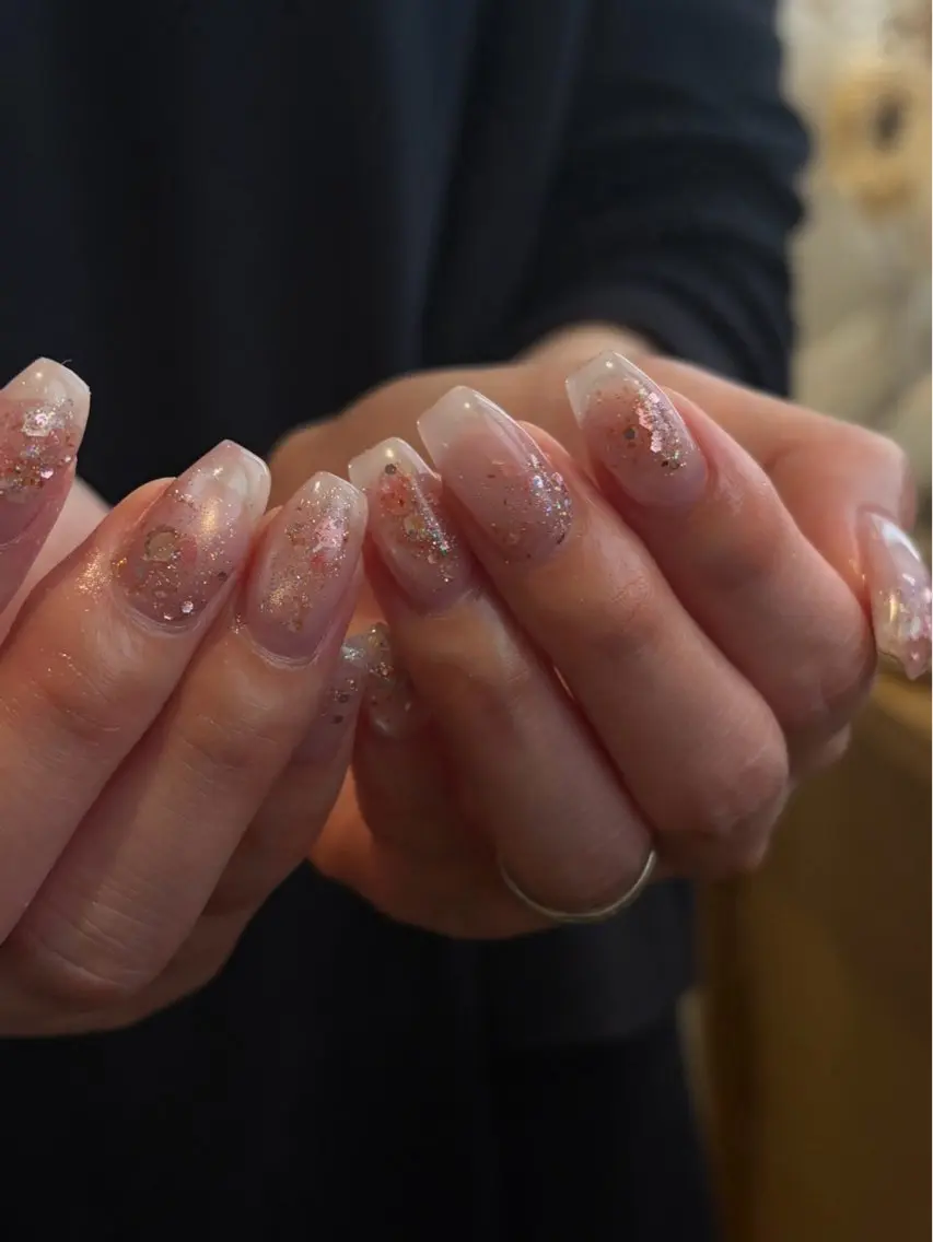 ネイル ニュアンスネイル オフィスネイル ハンドネイル Nail Salon Luanaのネイルデザイン
