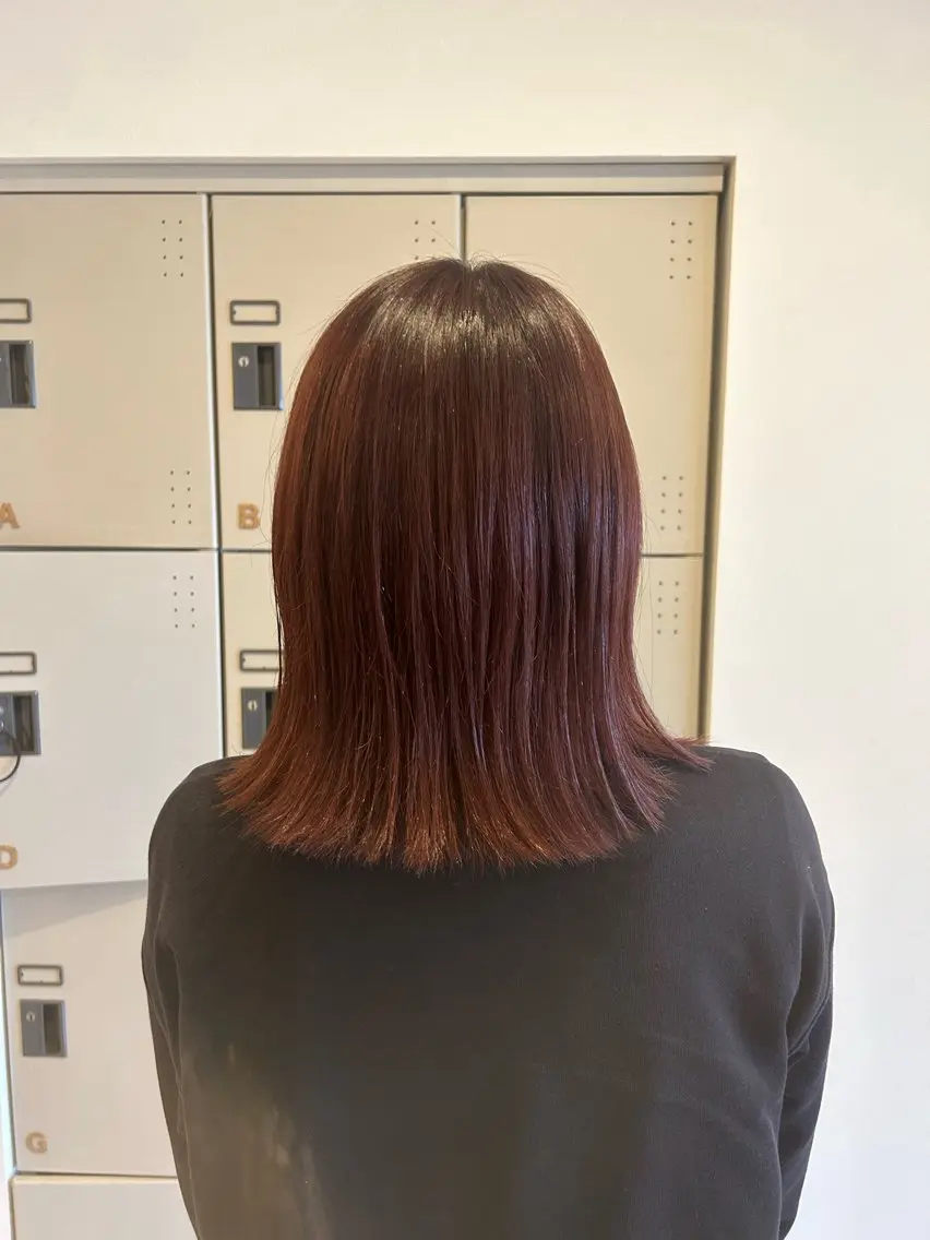 ミディアム 芥川 未優のヘアスタイル