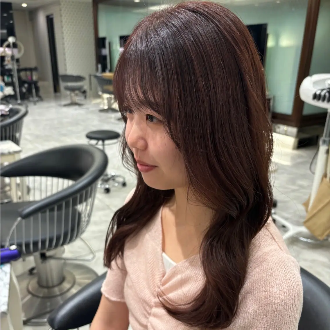 ロング ヘアカラー 🌸銀座No.1パー マ🌸いでいあやのヘアスタイル