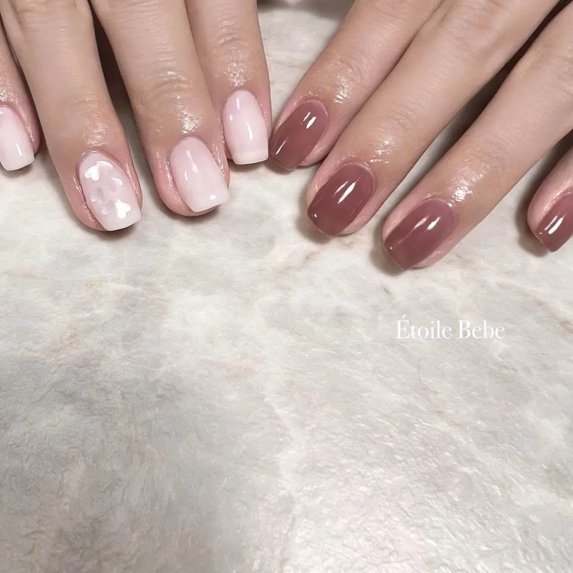 ネイル 韓国ネイル ニュアンスネイル 夏ネイル ワンホンネイル Étoile Bebeのエステ・リラクイメージ
