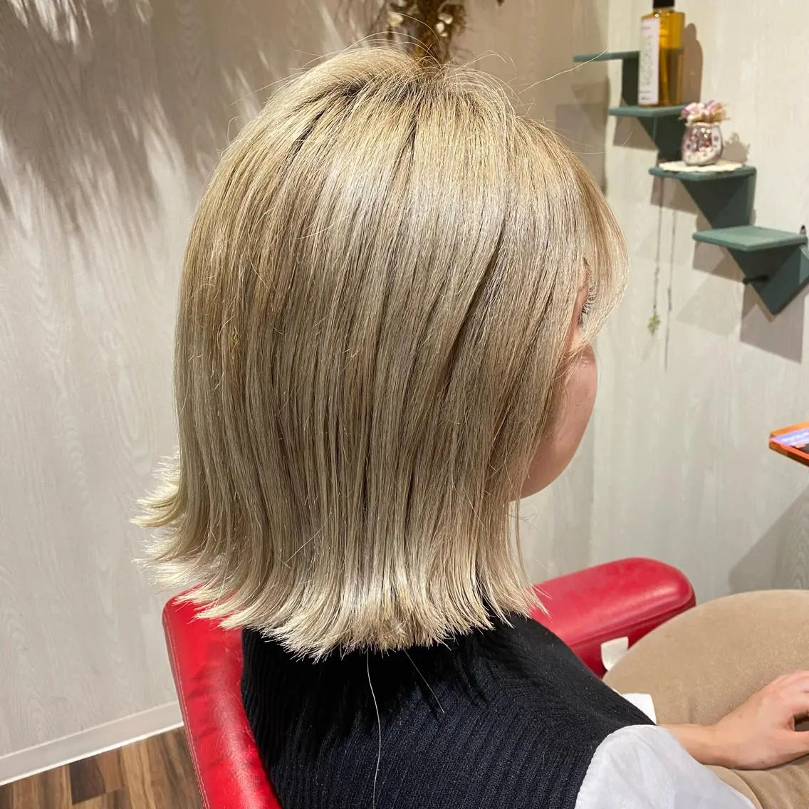 ミディアム 木宮 美緒のヘアスタイル