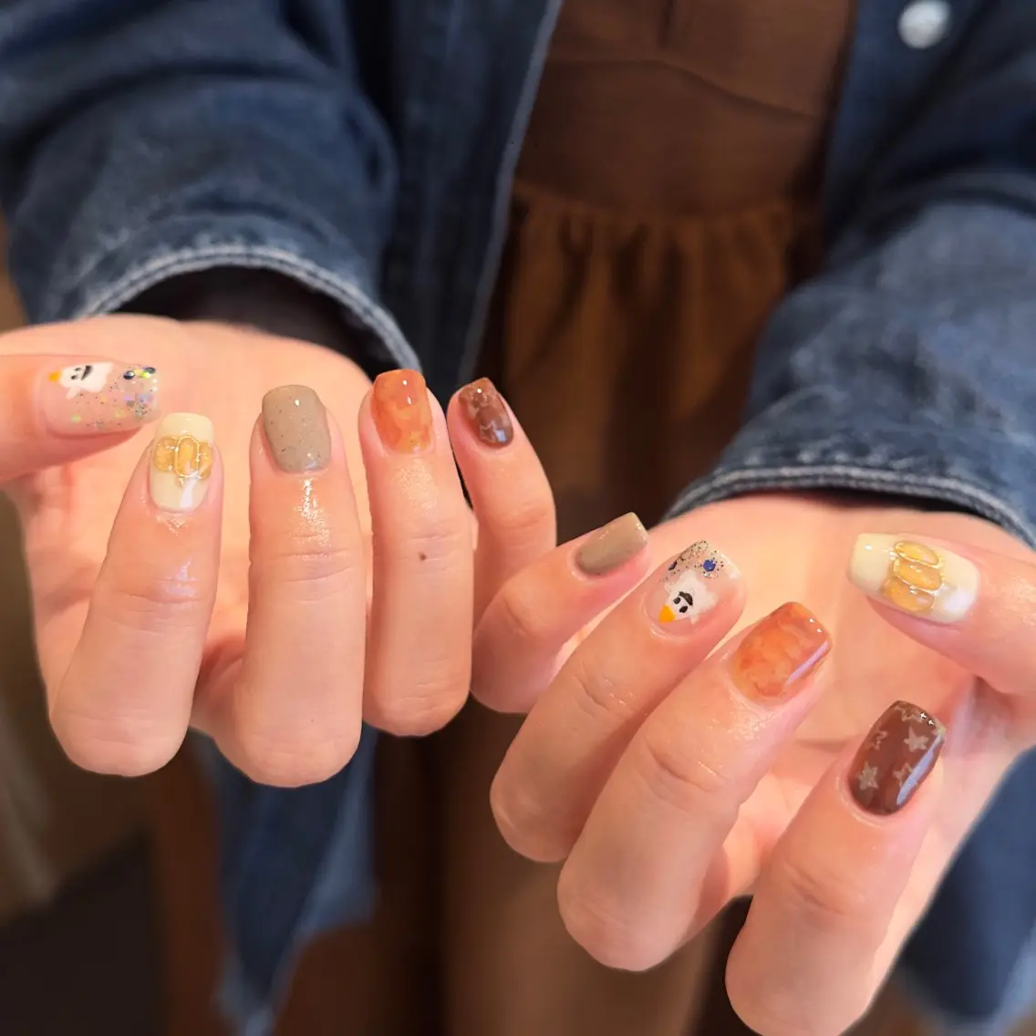 ネイル ハンドネイル 🎀フェイ フェイ🫧💗のネイルデザイン