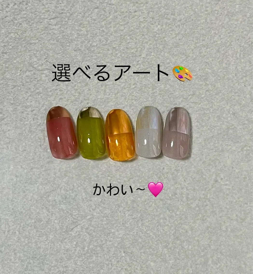 ネイル アートネイル tsumeya ゆるかわ手描きネイルのネイルデザイン