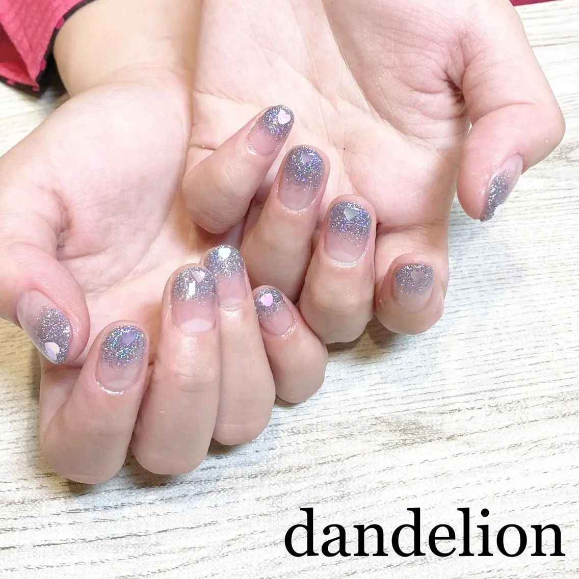 ネイル フラッシュネイル ハンドネイル ハンドケア dandelion ダンデライオンのネイルデザイン