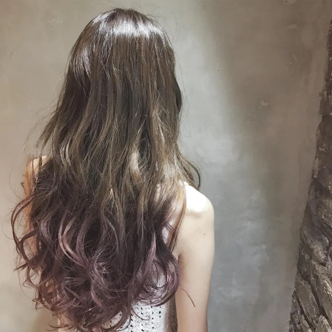 ロング カラー パーマ 髪質改善 Daisukiのヘアスタイル