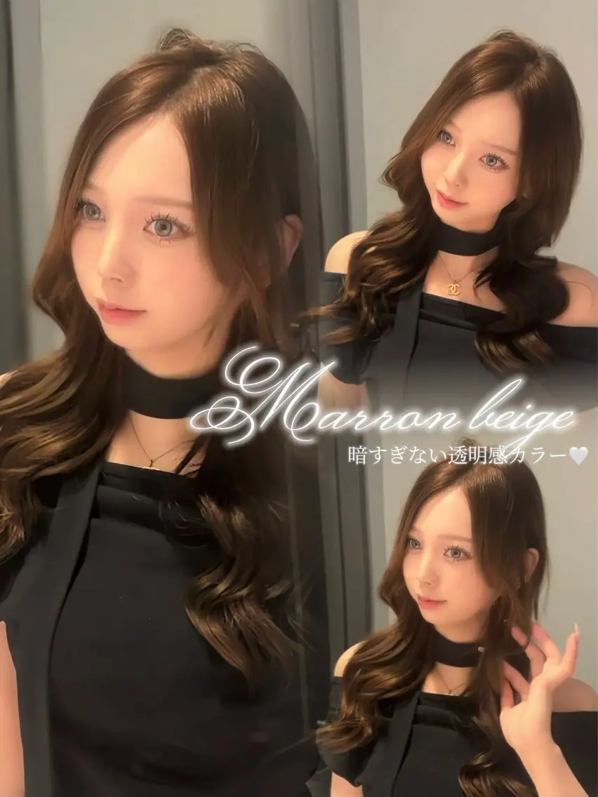 ロング カラー ヘアカラー Ranjyu/韓国ワ ンホンレディース🎀のヘアスタイル