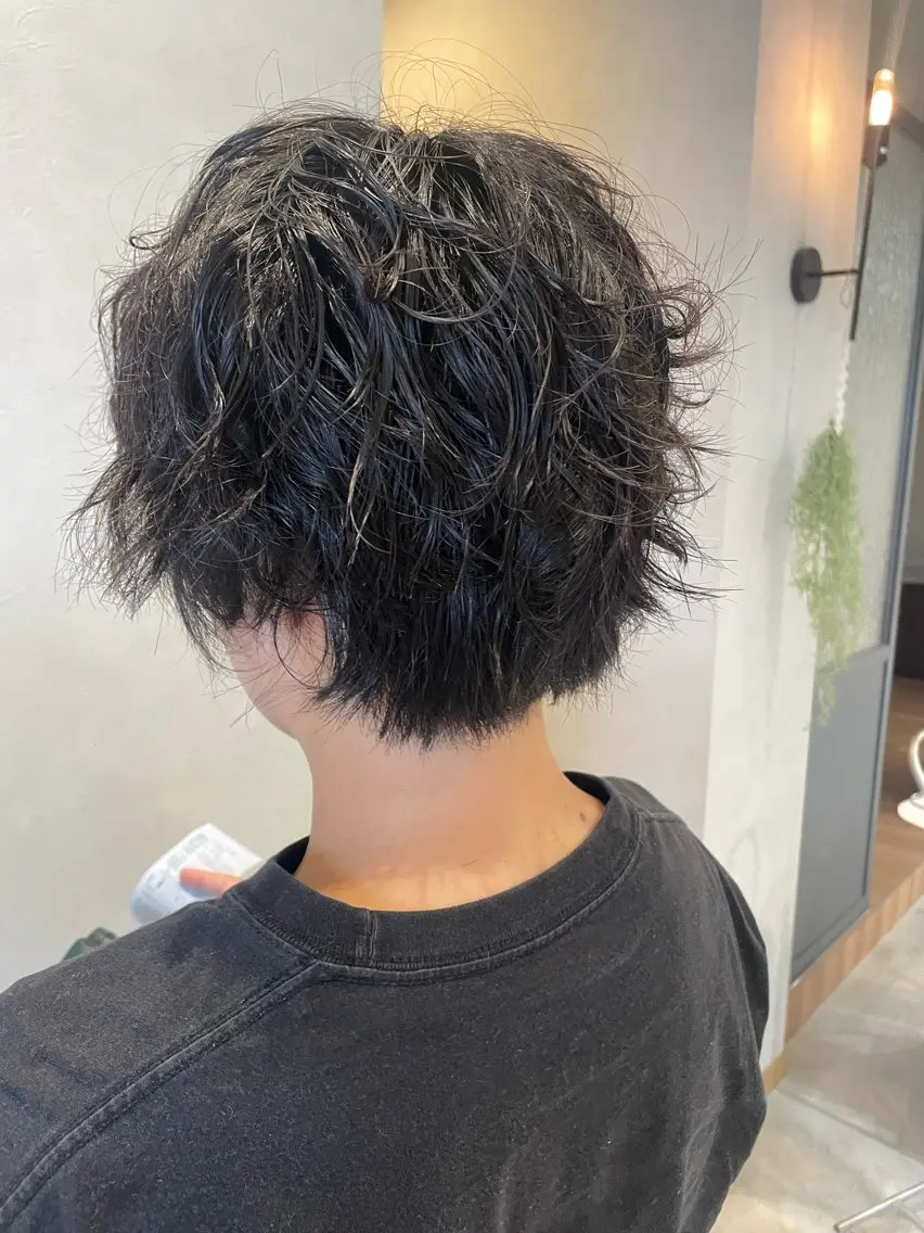 ショート カット パーマ 太田 香奈江のヘアスタイル