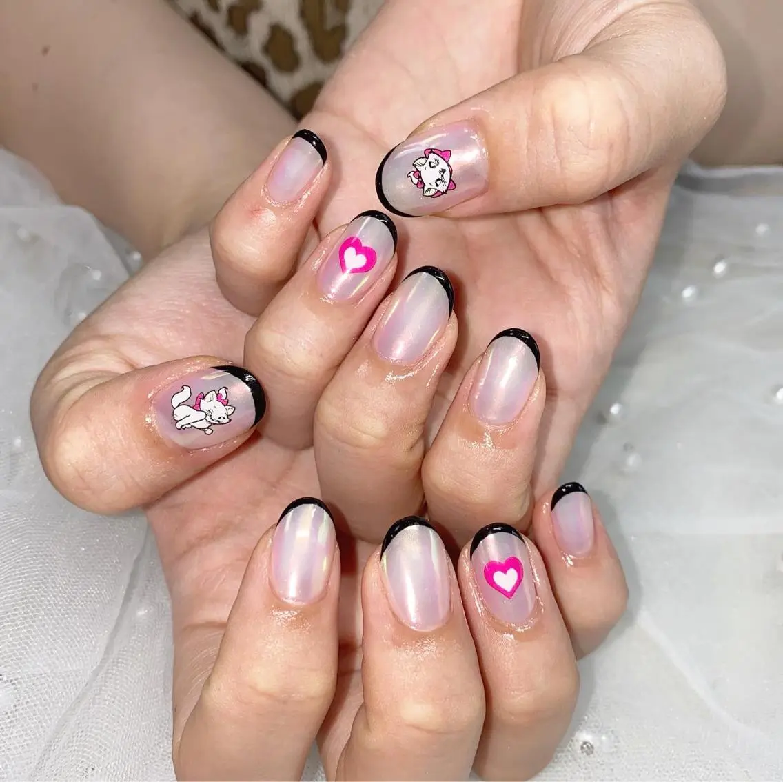 ネイル オーロラネイル I pinknail 韓国風·持ち込み専門のネイルデザイン