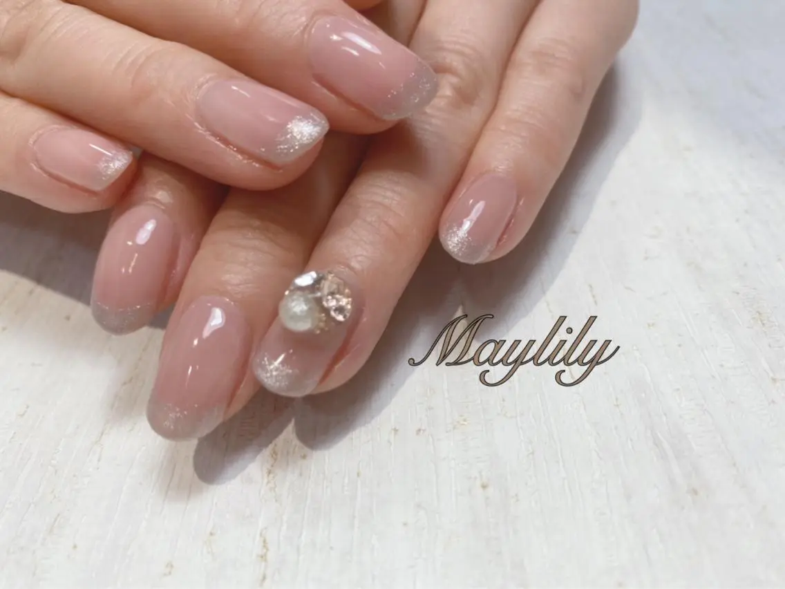 ネイル 持ち込み ハンドネイル Nail salon Maylilyのネイルデザイン