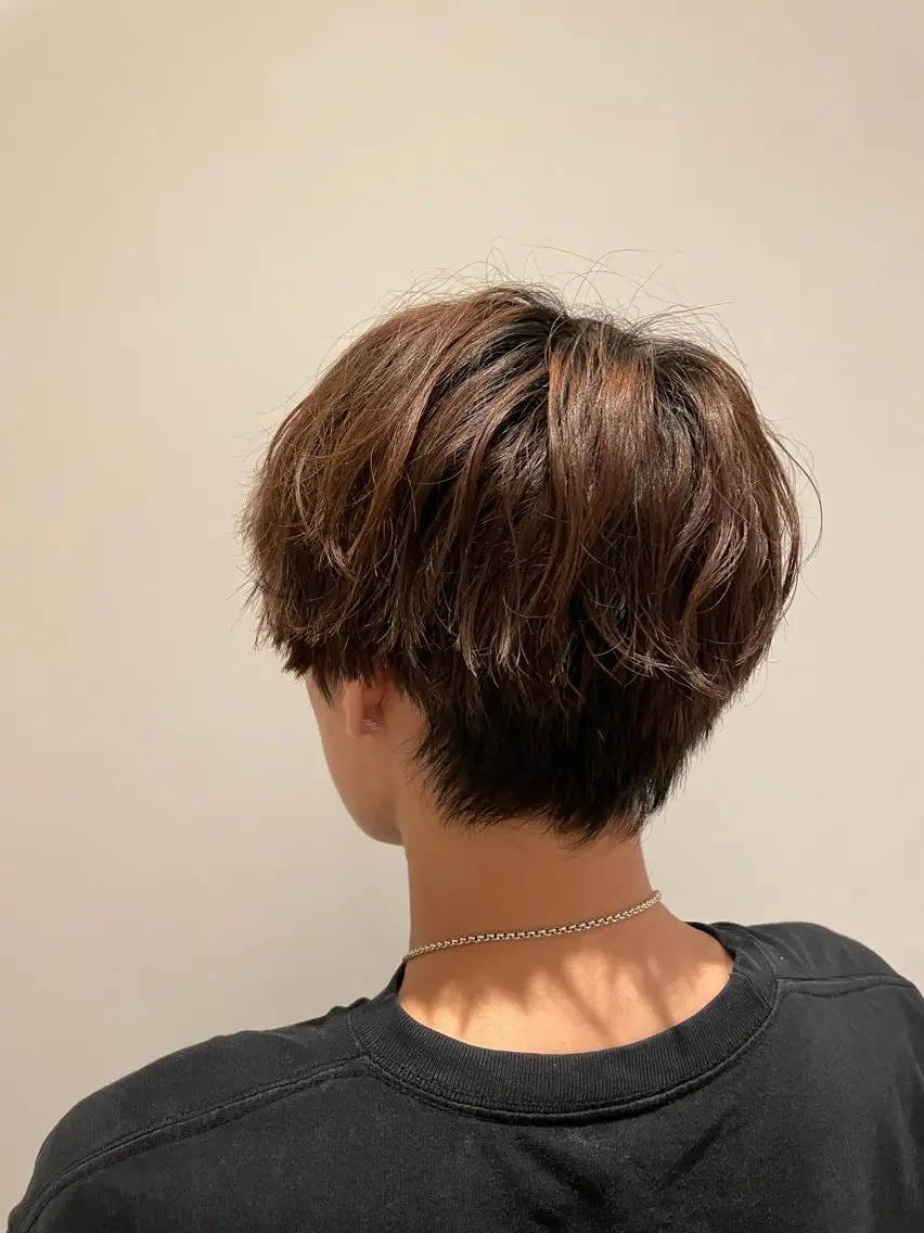 メンズカット➕カラーの写真