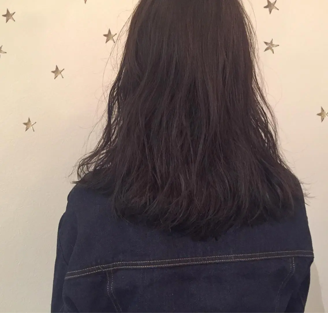セミロング パーマ セミロングパーマ 市川 千夏のヘアスタイル