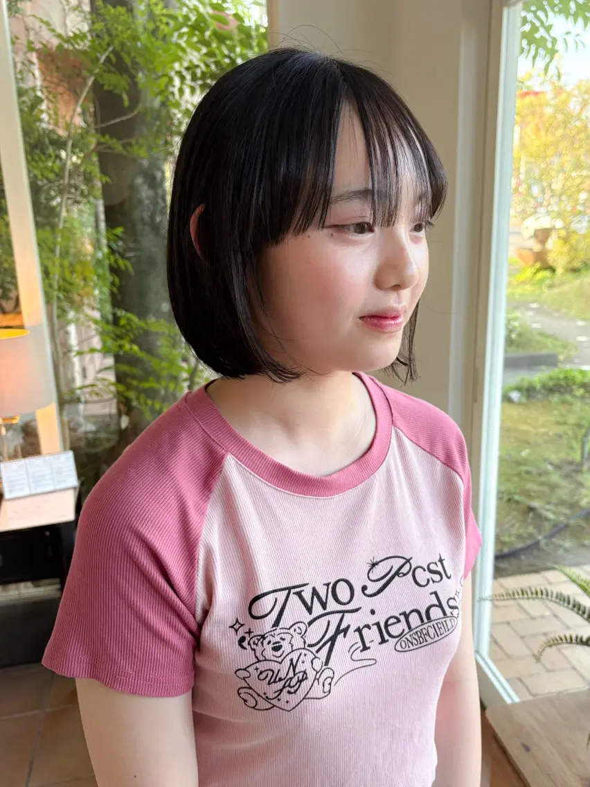 ショート ボブ 石平 暖のヘアスタイル