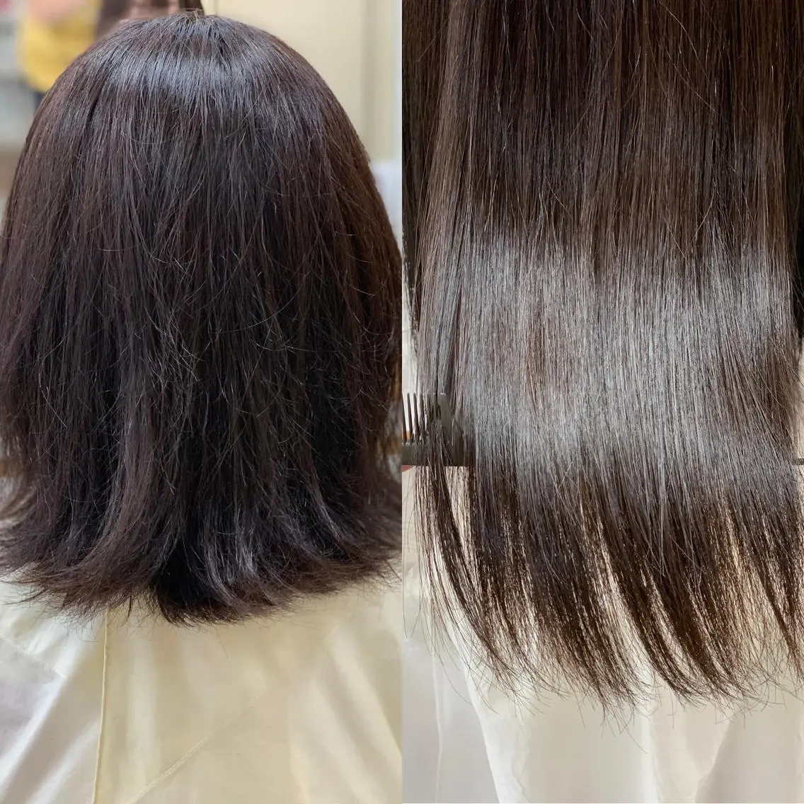 ミディアム 髪質改善 トリートメント ヘアカラー トリートメント 髪質改善/縮毛矯正 /レイヤーカット岡部のヘアスタイル