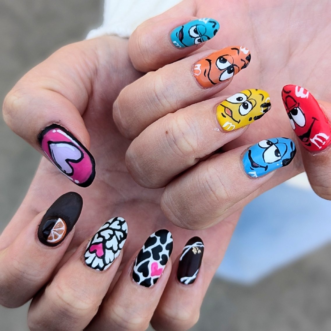 ネイル バレンタイン ハンドネイル 推しネイル | 　aycnailのネイルデザイン