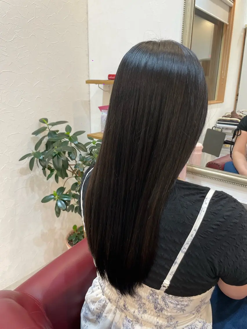 ロング カラー ヘアカラー 千葉 美咲のヘアスタイル
