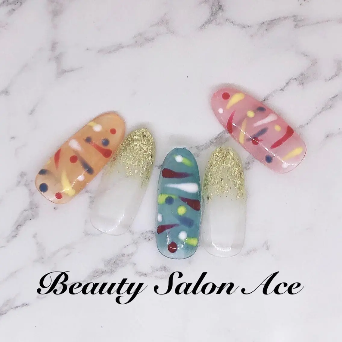 ネイル アートネイル ジェルネイル メンズネイル ハンドネイル ハンドケア 池袋フィルイン Ace♡Nailのネイルデザイン