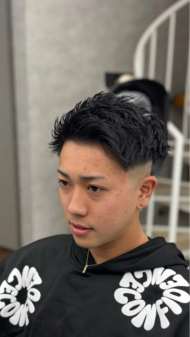 【🔥人気No.1🔥】 メンズ似合わせカット+髪質改善トリートメント✂️✨️の写真