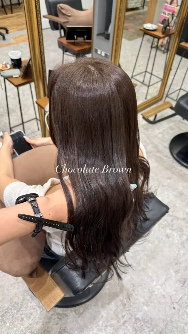 ロング カラー ヘアカラー 💎寒色特化💎 透明感カラーみきのヘアスタイル