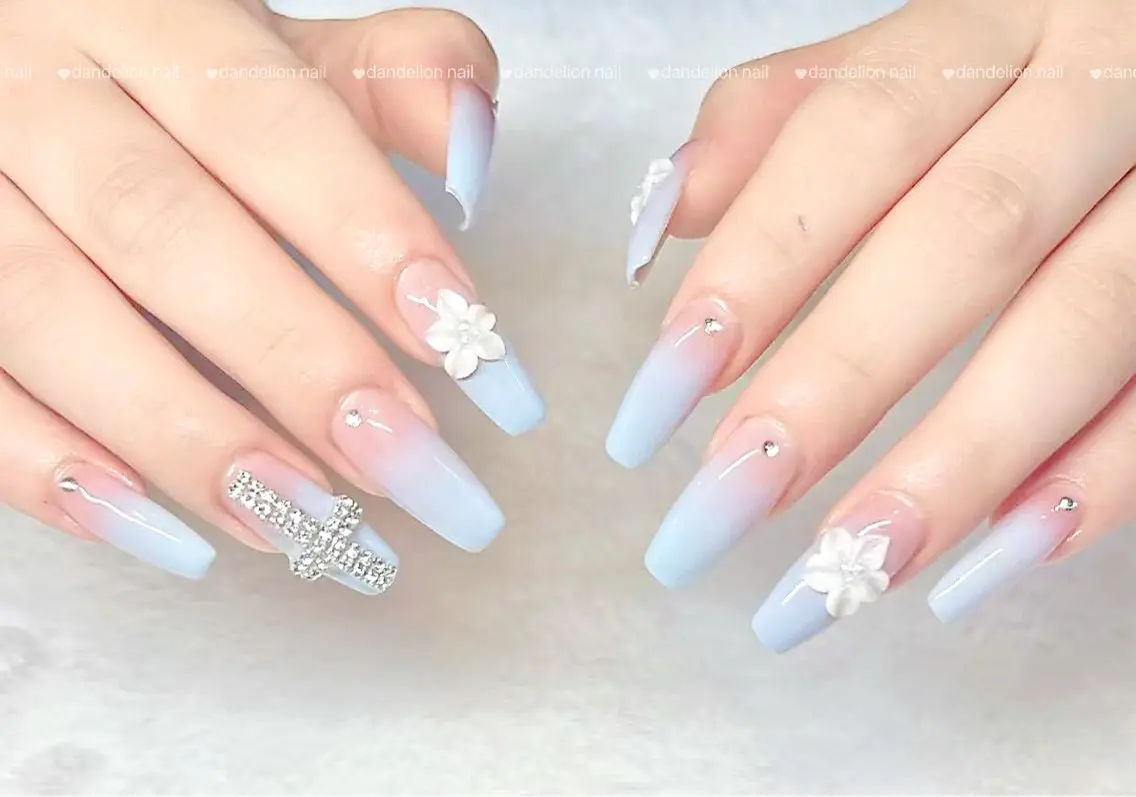 ネイル 持ち込み ワンホンネイル ハンドネイル dandelion nail北千住のネイルデザイン
