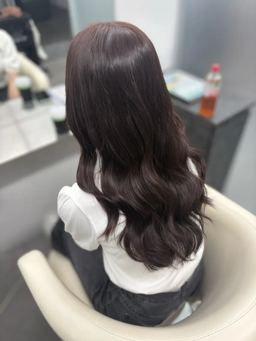 ロング カラー カット ヘアカラー 透明感カラー×顔周り mizuki🫧のヘアスタイル
