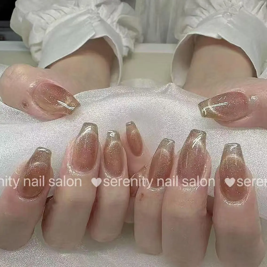 ネイル 長さ出し 持ち込み ワンホンネイル ハンドネイル ハンドケア シンプルネイル 💅SHINのネイルデザイン