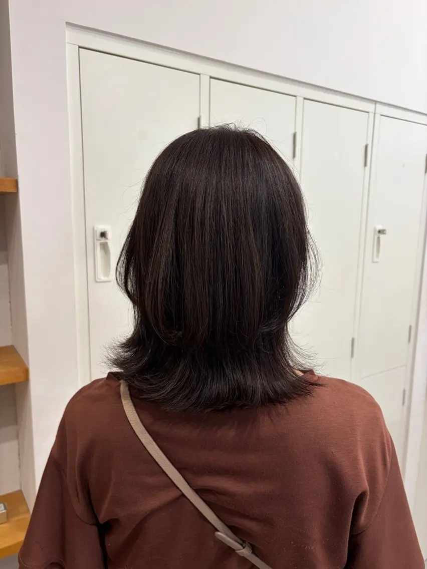 ミディアム カット ヘアカラー トリートメント kana /melt京橋のヘアスタイル