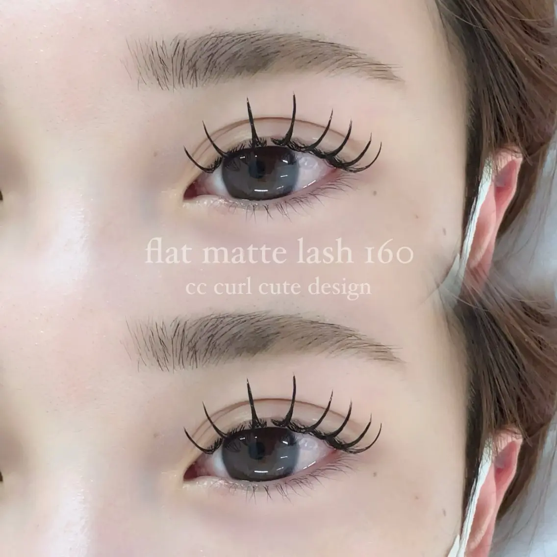 マツエク・マツパ フラットラッシュ マツエク Eyelist Rio ♡のマツエク・マツパデザイン